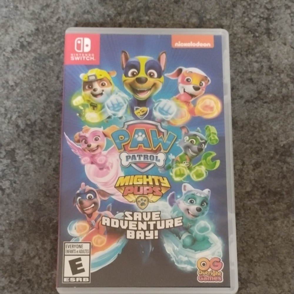 PAW Patrol Mighty Pups: Save Adventure Bay! Nintendo Switch Game - Multicolor